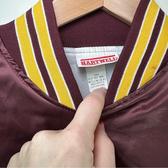 Vintage Satin Bomber Jacket - Picture 5 of 10